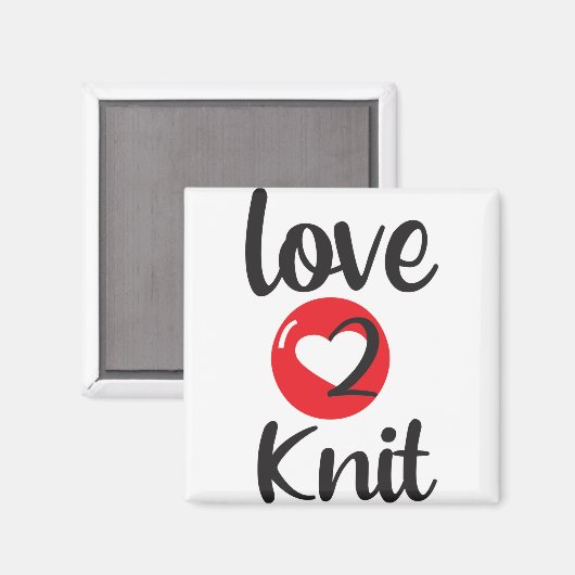 愛2ニット マグネット (正面/裏面)