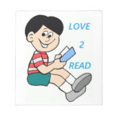 愛2 読 ノートパッド (正面)