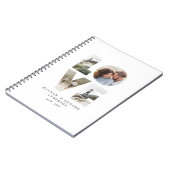 愛4写真シンプルのモダンギフトパーソナライズされたプラン ノートブック (左側)