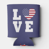 愛7月4日クーラーボックス愛国的7月4日ビール 缶クーラー (裏面)