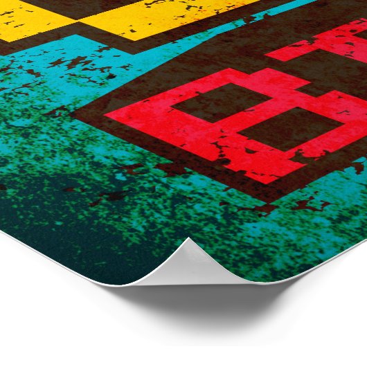 愛8ビット ポスター (角)