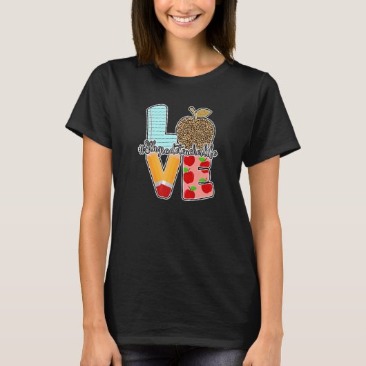 愛8年生先生ライフ8年生先生 Tシャツ (正面)