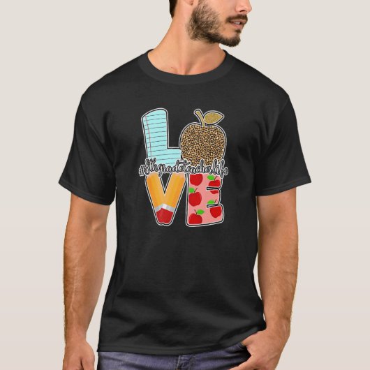 愛8年生先生ライフ8年生先生 Tシャツ (正面)