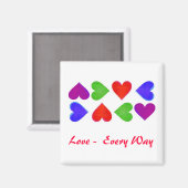 愛 – あらゆる方法 マグネット (正面/裏面)