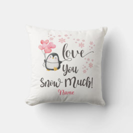 愛 – かわいいバレンタインパーソナライズされたギン クッション
