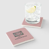 愛......それが全ての力なのか ストーンコースター (横)