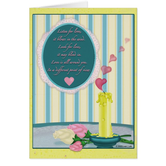 愛、それに吹きます風で耳をそば立てて下さい (正面)