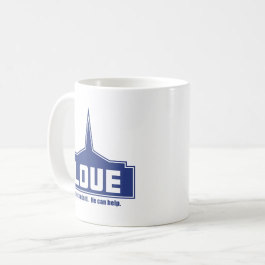 愛: それをすることができます コーヒーマグカップ (正面左)