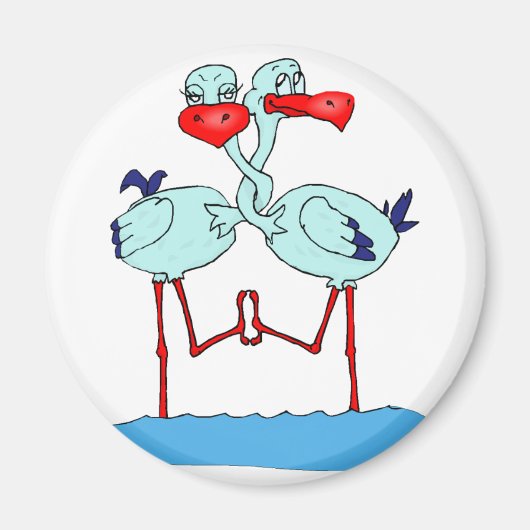 愛（ねじれ） マグネット (正面)