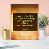 愛 アクリルサイン (ウェディング)