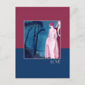 愛.アールデコバレンタインデー シーズンポストカード (正面)