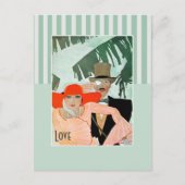 愛.アールデコバレンタインデー シーズンポストカード (正面)