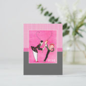 愛.アールデコバレンタインデー シーズンポストカード (スタンド正面)