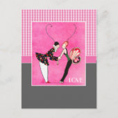 愛.アールデコバレンタインデー シーズンポストカード (正面)