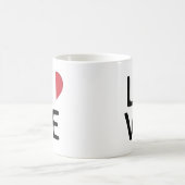 愛 – イタリア国旗 コーヒーマグカップ (中央)