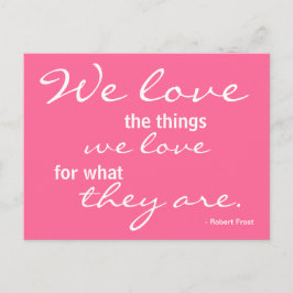 愛、インスピレーション – ポストカード