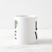 愛 – エチオピア国旗 コーヒーマグカップ (中央)