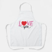 愛 エプロン (正面)