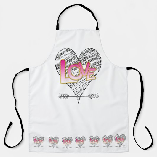 愛 エプロン (正面)