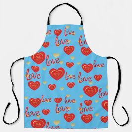 愛 エプロン
