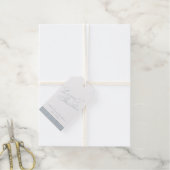 愛&エレガ感謝していントウェディングシルバーフォイルギフトラベル ギフトタグ (麻糸付属)