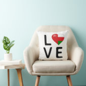 愛 – オマーン国旗 クッション (椅子)