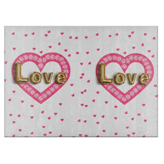 愛 カッティングボード (正面)