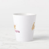 愛 カフェラテマグ (正面)