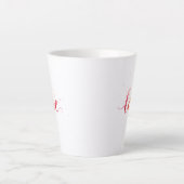 愛 カフェラテマグ (正面)