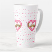 愛 カフェラテマグ (右アングル)