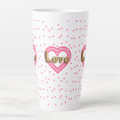 愛 カフェラテマグ (正面)