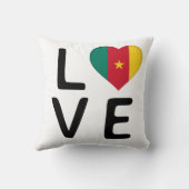 愛 – カメルーン国旗 クッション (裏面)
