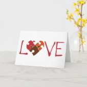 愛 カード (黄色い花)