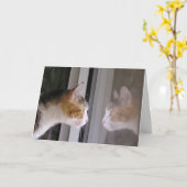 愛 カード (黄色い花)