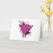 愛 カード (黄色い花)