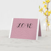 愛 カード (黄色い花)