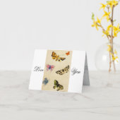 愛 カード (黄色い花)