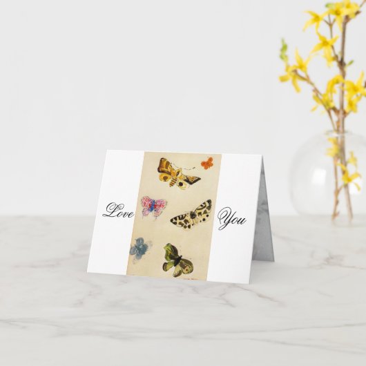 愛 カード (黄色い花)