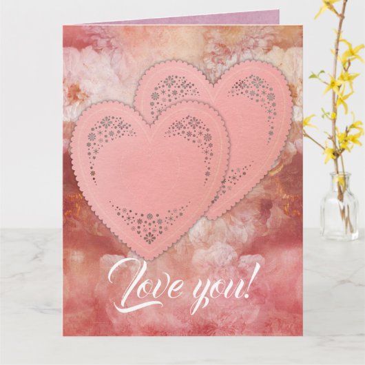 愛 カード (黄色い花)