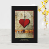 愛 カード (黄色い花)