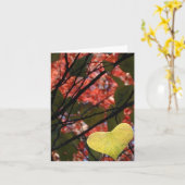 愛 カード (黄色い花)