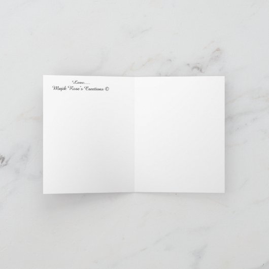 愛...... カード (内部)