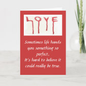 愛 カード (正面)