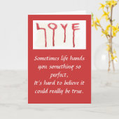 愛 カード (黄色い花)