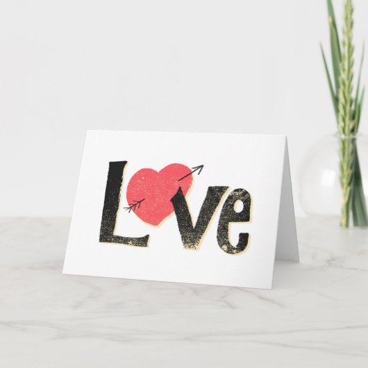 愛 カード (正面)