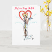 愛 カード (黄色い花)