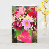 愛 カード (黄色い花)