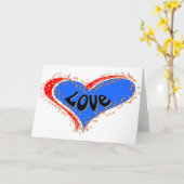 愛 カード (黄色い花)