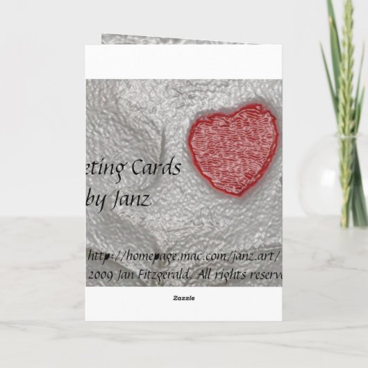 愛 カード (裏面)