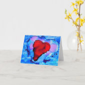 愛 カード (黄色い花)